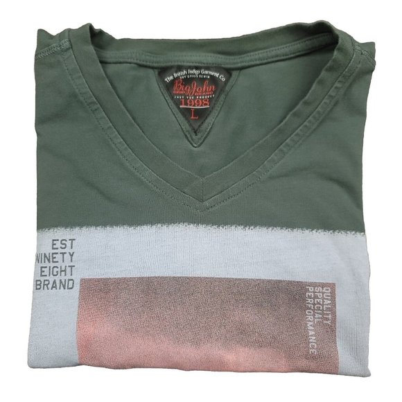 Big John Jeans Womens L T-Shirt British Indigo Garment Co‎ Graphic Tee - Picture 8 of 8